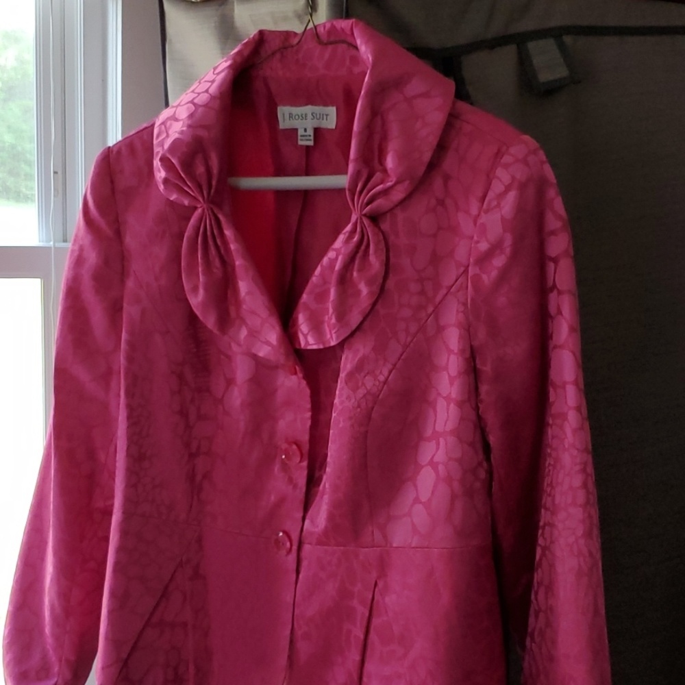 Pink 2 piece suit